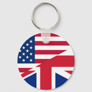 usa uk sleutelhanger
