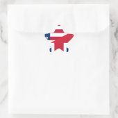 usa uk ster sticker (Tas)
