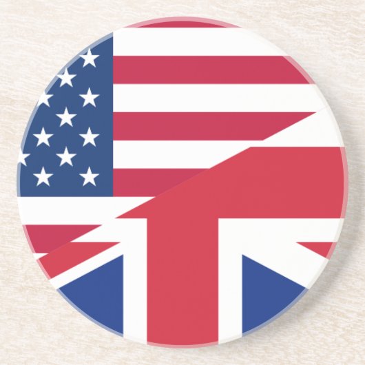 usa uk zandsteen onderzetter (Voorkant)