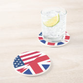 usa uk zandsteen onderzetter (Zijkant)