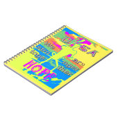 USA Unity Design: hoop en kracht Notitieboek (Linkerzijde)