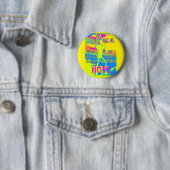 USA Unity Design: hoop en kracht Ronde Button 5,7 Cm (In situ)