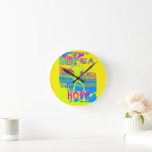 USA Unity Design: hoop en kracht Ronde Klok (Huis)