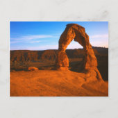 USA, Utah, Arches National Park, Delicate Arch Briefkaart (Voorkant)
