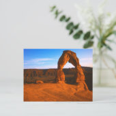 USA, Utah, Arches National Park, Delicate Arch Briefkaart (Staand voorkant)