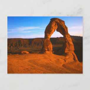 USA, Utah, Arches National Park, Delicate Arch Briefkaart