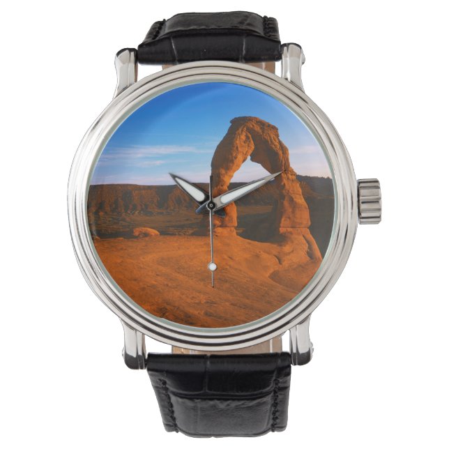 USA, Utah, Arches National Park, Delicate Arch Horloge (Voorkant)