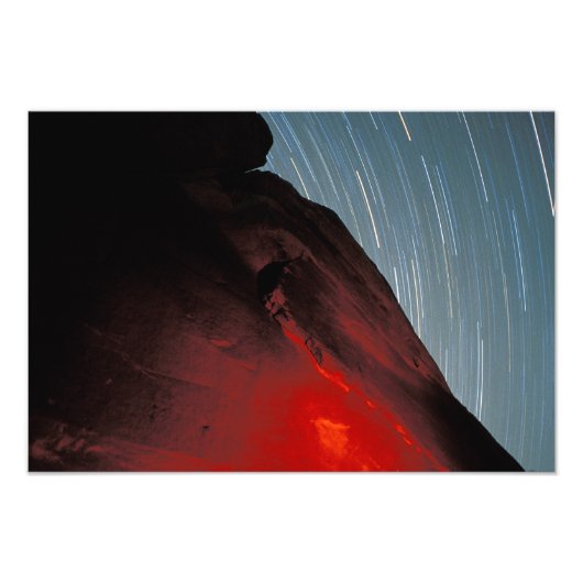 USA, Utah, Arches National Park, Petroglyphs Foto Afdruk (Voorkant)