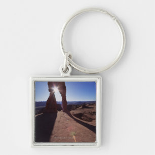 USA, Utah, Arches National Park, sun shining Sleutelhanger