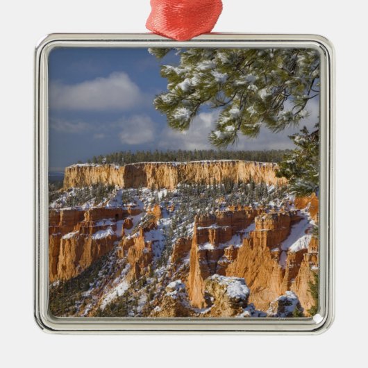 USA, Utah, Bryce Canyon National Park. Sunrise Metalen Ornament (Voorkant)
