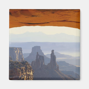 USA, Utah, Canyonlands National Park, Uitzicht van Magneet