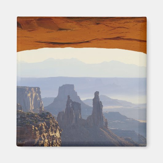 USA, Utah, Canyonlands National Park, Uitzicht van Magneet (Voorkant)