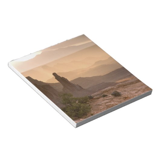 USA; Utah; Canyonlands National Park. Uitzicht van Notitieblok (Schuin)