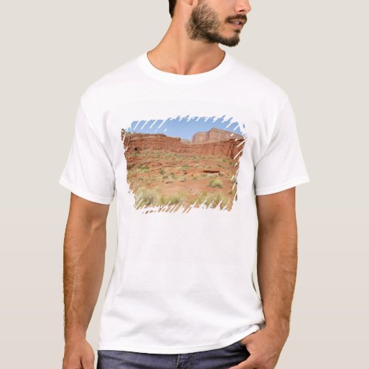 USA, Utah, Canyonlands NP, Shafer Canyon T-shirt (Voorkant)