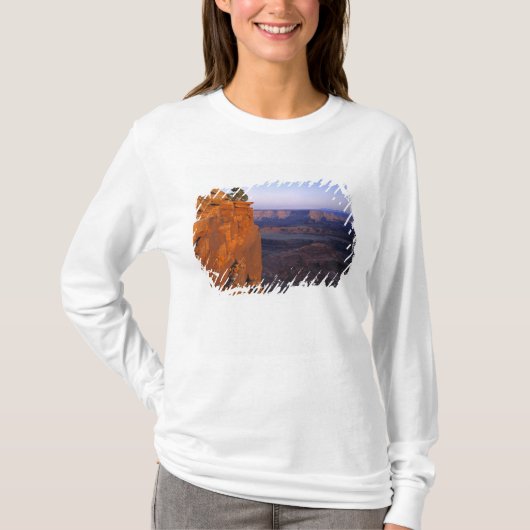 USA, Utah, Dead Horse Point SP. Late lichtbochten T-shirt (Voorkant)