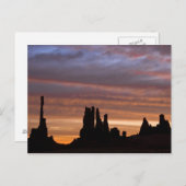 USA, Utah, Monument Valley National Park. 2 Briefkaart (Voorkant / Achterkant)