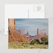 USA, Utah, Monument Valley Navajo Tribal Park. Briefkaart (Voorkant / Achterkant)