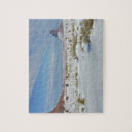 USA, Utah, Monument Valley. Sagebrush-shows Legpuzzel (Verticaal)