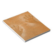 USA, Utah, Pictograaf Hand-prints op zandsteen, Notitieblok (Schuin)