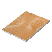 USA, Utah, Pictograaf Hand-prints op zandsteen, Notitieblok (Linkerzijde)