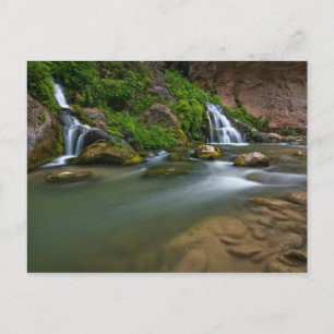 USA, Utah, Zion National Park. De maagd Briefkaart