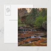 USA, Utah, Zion National Park. Schilderachtig van Briefkaart (Voorkant / Achterkant)