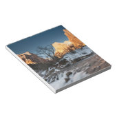 USA, Utah, Zion National Park. zonnesteek Notitieblok (Schuin)