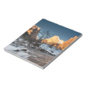 USA, Utah, Zion National Park. zonnesteek Notitieblok (Linkerzijde)