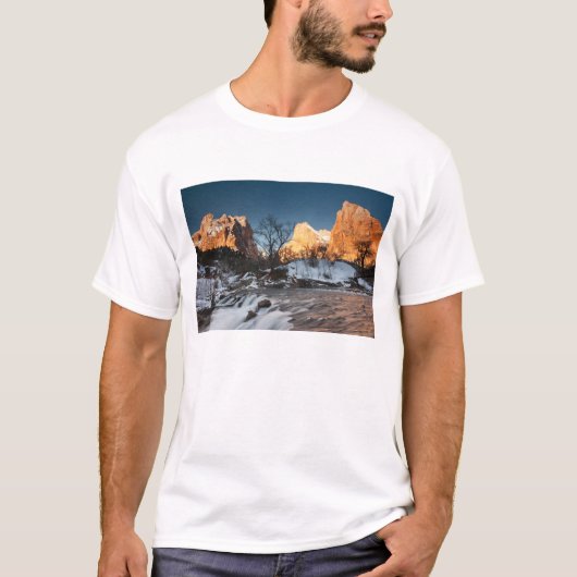 USA, Utah, Zion National Park. zonnesteek T-shirt (Voorkant)