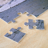 USA, Utah, Zion NP. Nieuwe sneeuw bedekt de canyon Legpuzzel (Zijkant)