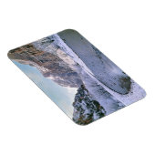 USA, Utah, Zion NP. Nieuwe sneeuw bedekt de canyon Magneet (Rechterzijde)