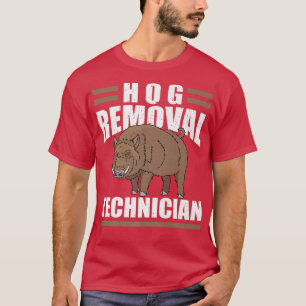 USA Varkensverwijderingstechnicus Varkensslachter  T-shirt
