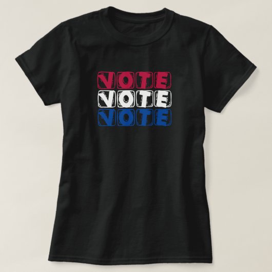 USA-verkiezingen STEM T-shirt (Design voorkant)