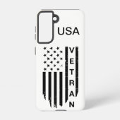 USA Veteraan Telefoon Case Samsung Galaxy Hoesje (Achterkant)
