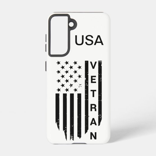 USA Veteraan Telefoon Case Samsung Galaxy Hoesje (Achterkant)