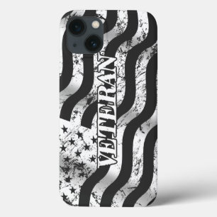 USA-veteraan - witte vintage Case-Mate iPhone Case