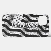 USA-veteraan - witte vintage Case-Mate iPhone Case (Achterkant (horizontaal))