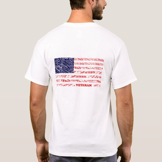 USA Veteran Tshirt (Achterkant)