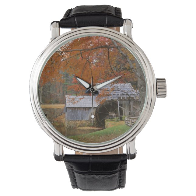 USA, Virginia, Blue Ridge Parkway, herfst Horloge (Voorkant)