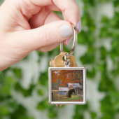 USA, Virginia, Blue Ridge Parkway, herfst Sleutelhanger (Hand)