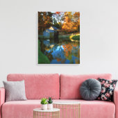 USA, Virginia, Blue Ridge Parkway, Mabry Mill Canvas Afdruk (Insitu (Woonkamer))