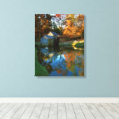 USA, Virginia, Blue Ridge Parkway, Mabry Mill Canvas Afdruk (Insitu (Houten vloer))