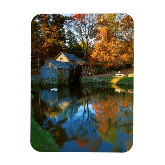 USA, Virginia, Blue Ridge Parkway, Mabry Mill Magneet (Verticaal)