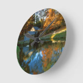 USA, Virginia, Blue Ridge Parkway, Mabry Mill Ronde Klok (Hoek)