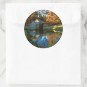 USA, Virginia, Blue Ridge Parkway, Mabry Mill Ronde Sticker (Tas)