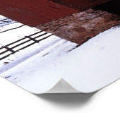 USA, Virginia, Fairfax County, Barn en Maple Poster (Hoek)