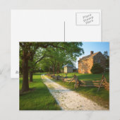 USA, Virginia, Fairfax County, Sully Plantation Briefkaart (Voorkant / Achterkant)