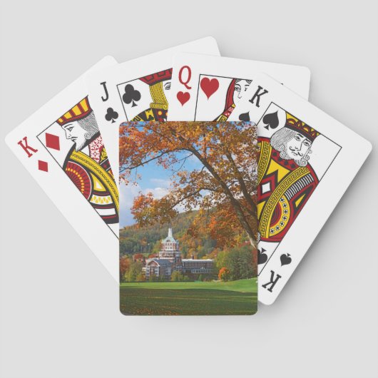 USA, Virginia, Hot Springs, The Homestead Speelkaarten (Achterkant)