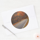 USA, Virginia, Shenandoah National Park, Skyline Ronde Sticker (Envelop)