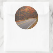 USA, Virginia, Shenandoah National Park, Skyline Ronde Sticker (Tas)